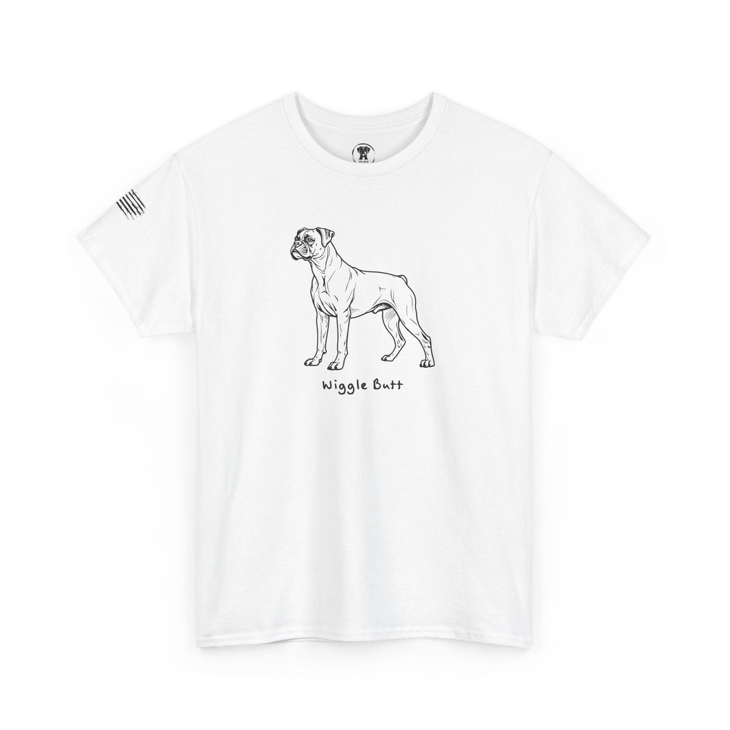 Ollies': Wiggle Butt Boxer T-Shirt - 100% Cotton