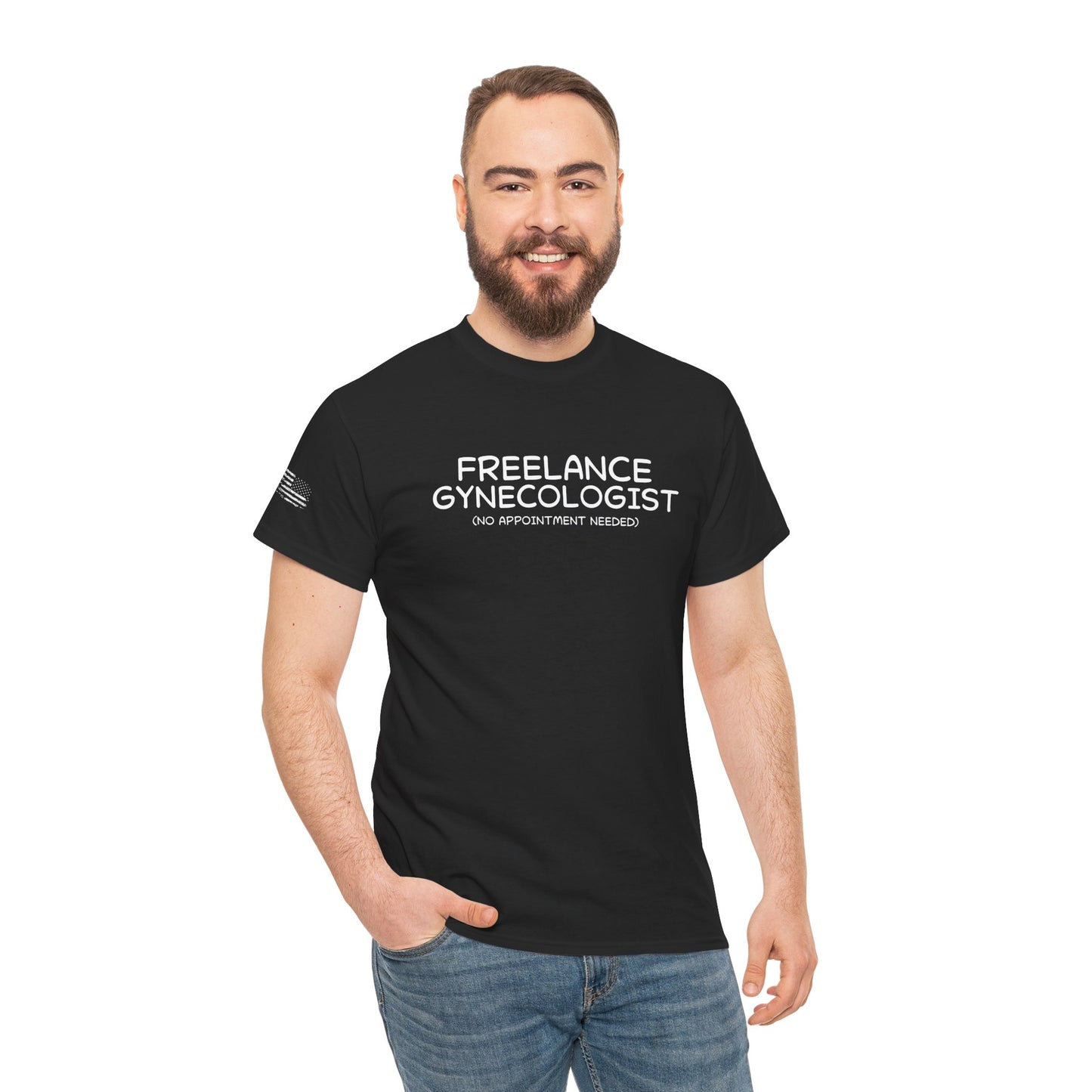 Ollie's: Freelance Gynecologist T-Shirt - 100% Cotton