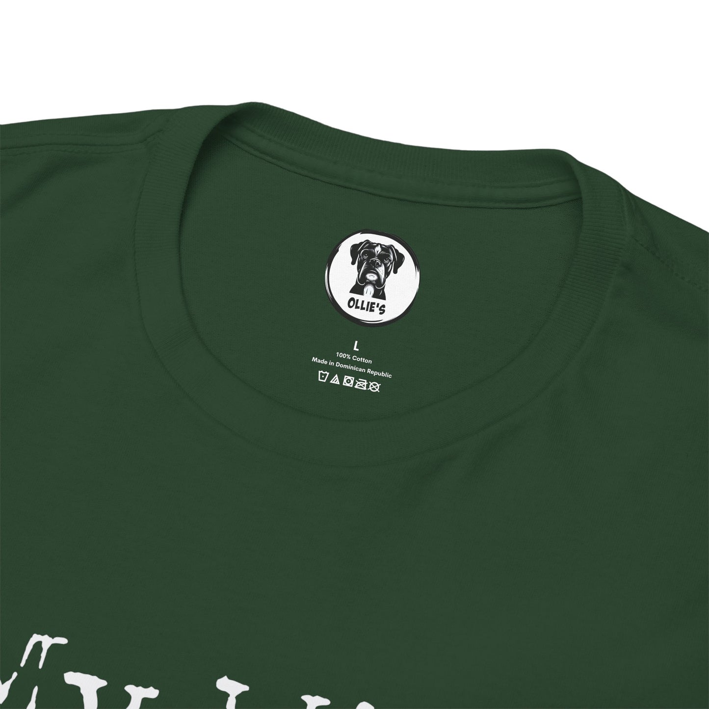Ollie's: My Wife Beats Me T-Shirt, Dark - 100% Cotton