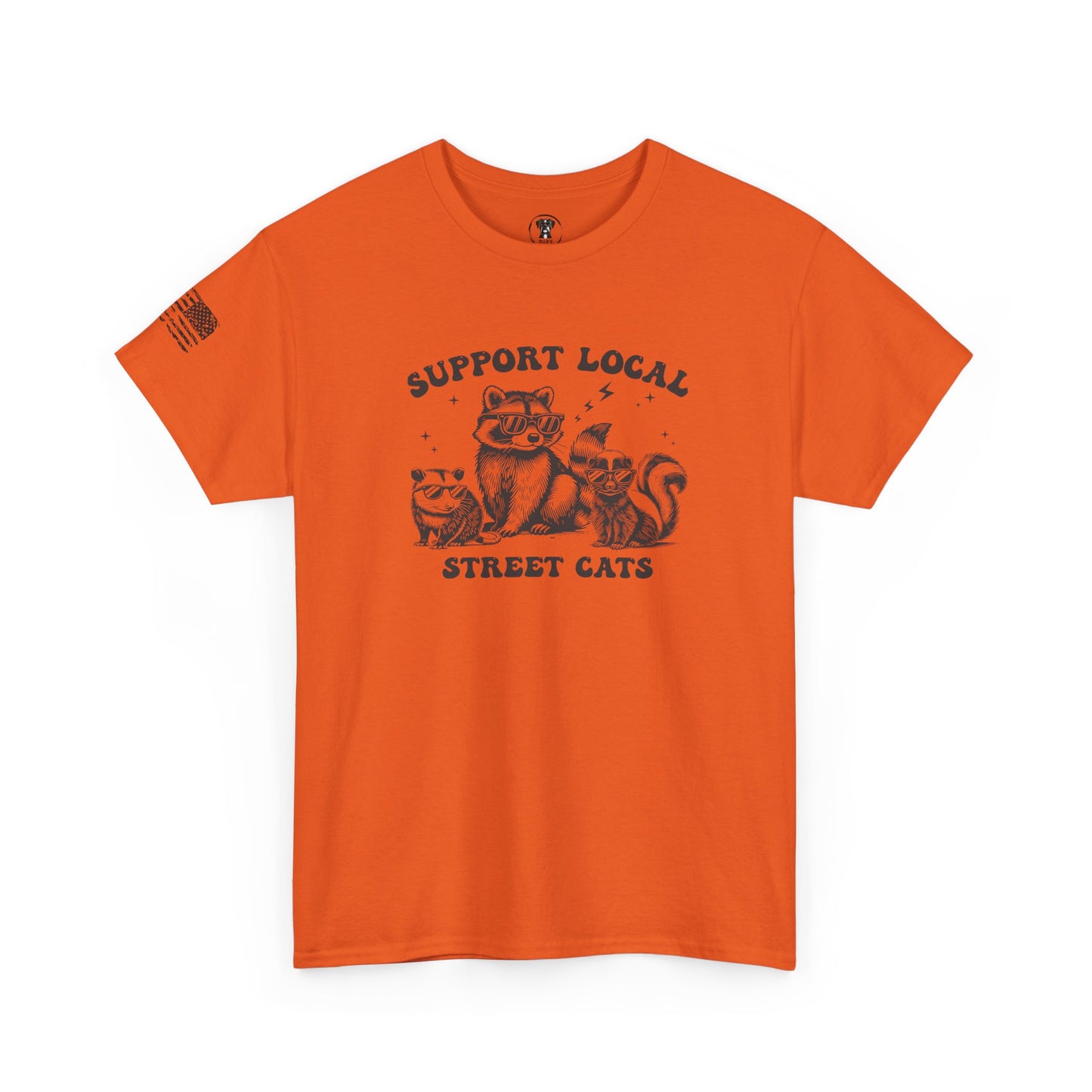 Ollie's: 'Support Local Street Cats' - 100% Cotton T-Shirt