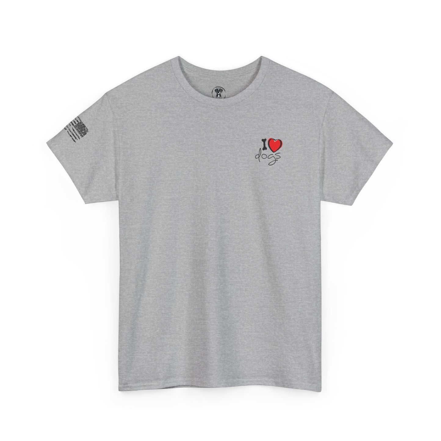 Ollie's: 'Peace Love Dogs' - 100% Cotton T-shirt