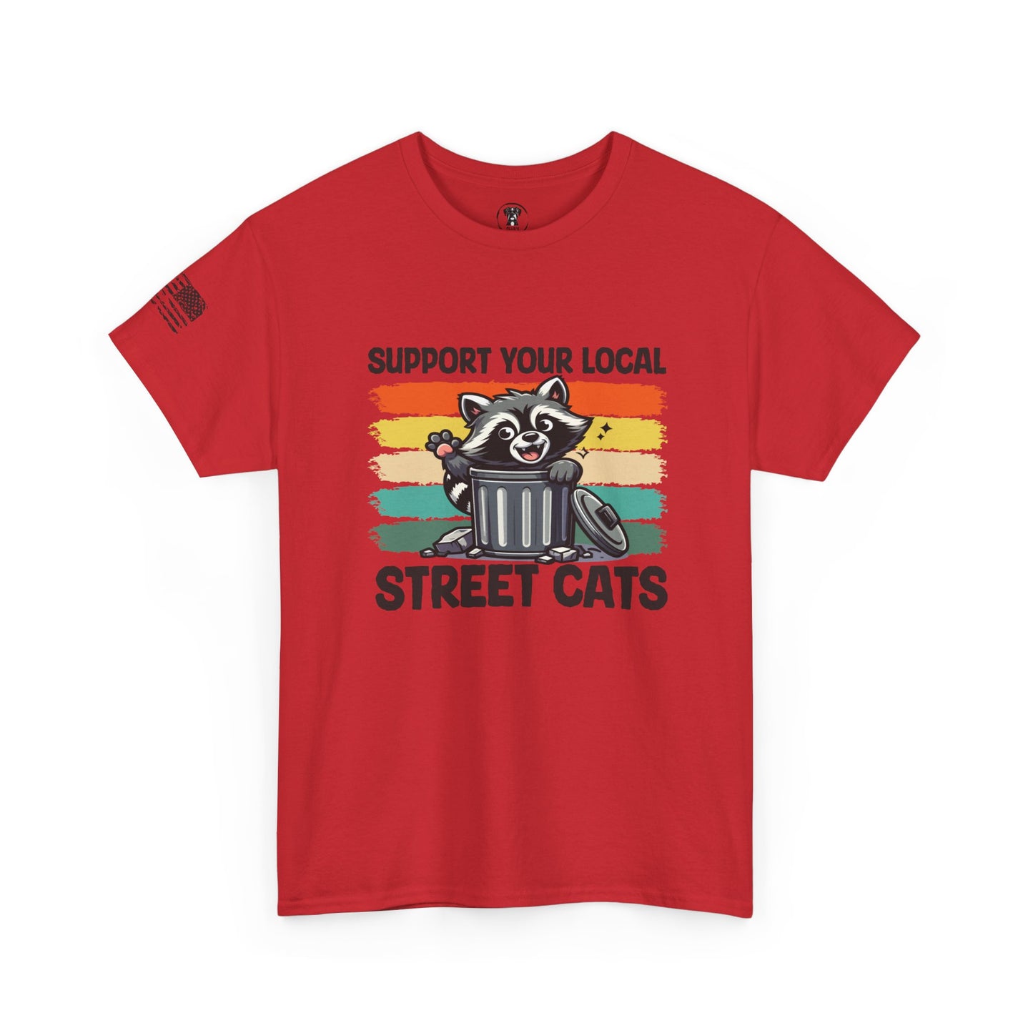 OIllie's: 'Support Your Local Street Cats' - 100% Cotton T-Shirt