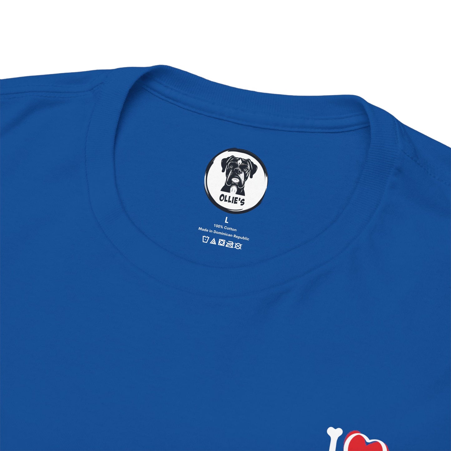 Ollie's: Peace Love Dogs T-Shirt, 100% Cotton
