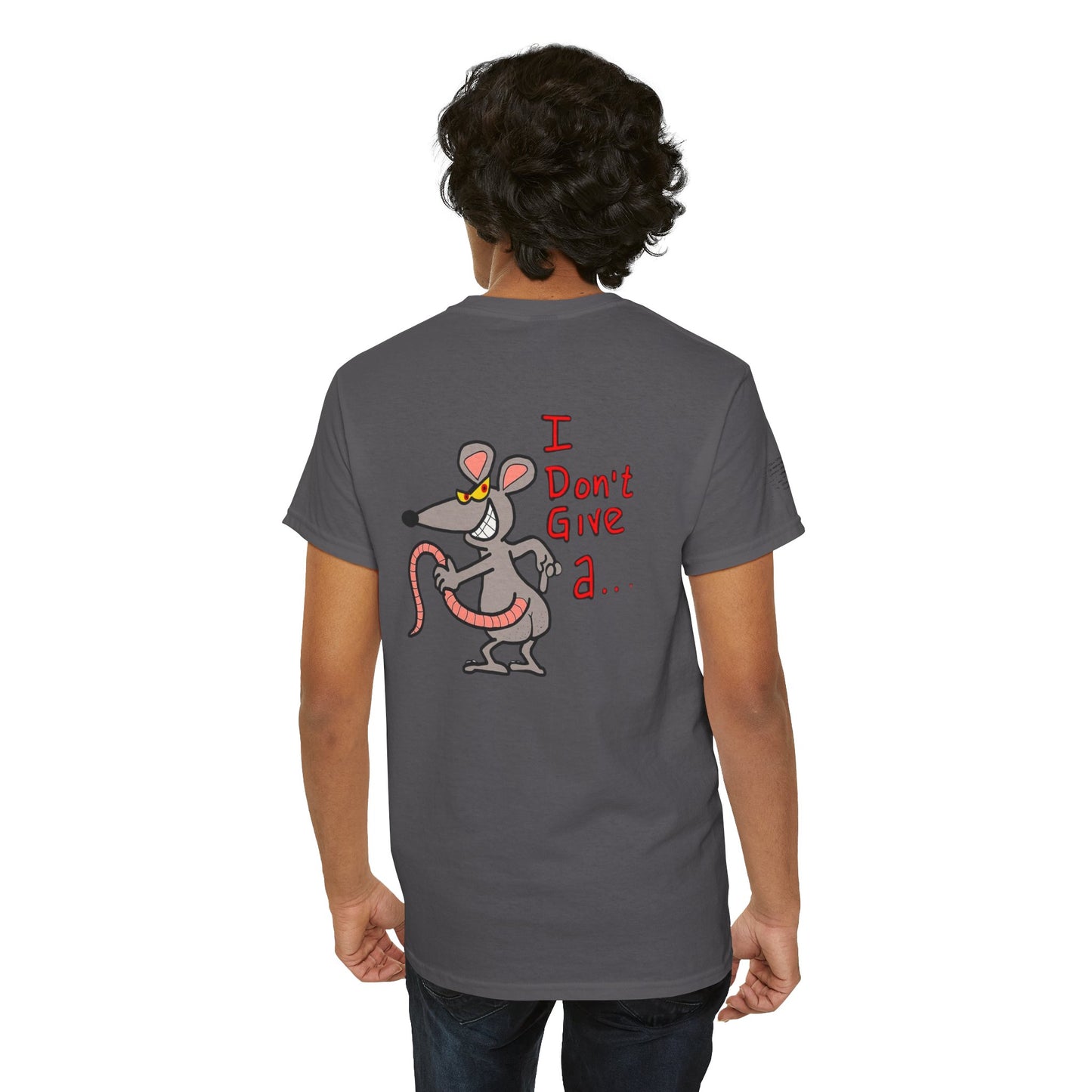 Ollie's: 'Rat's Ass Tee Shirt' - 100% Cotton T-shirt