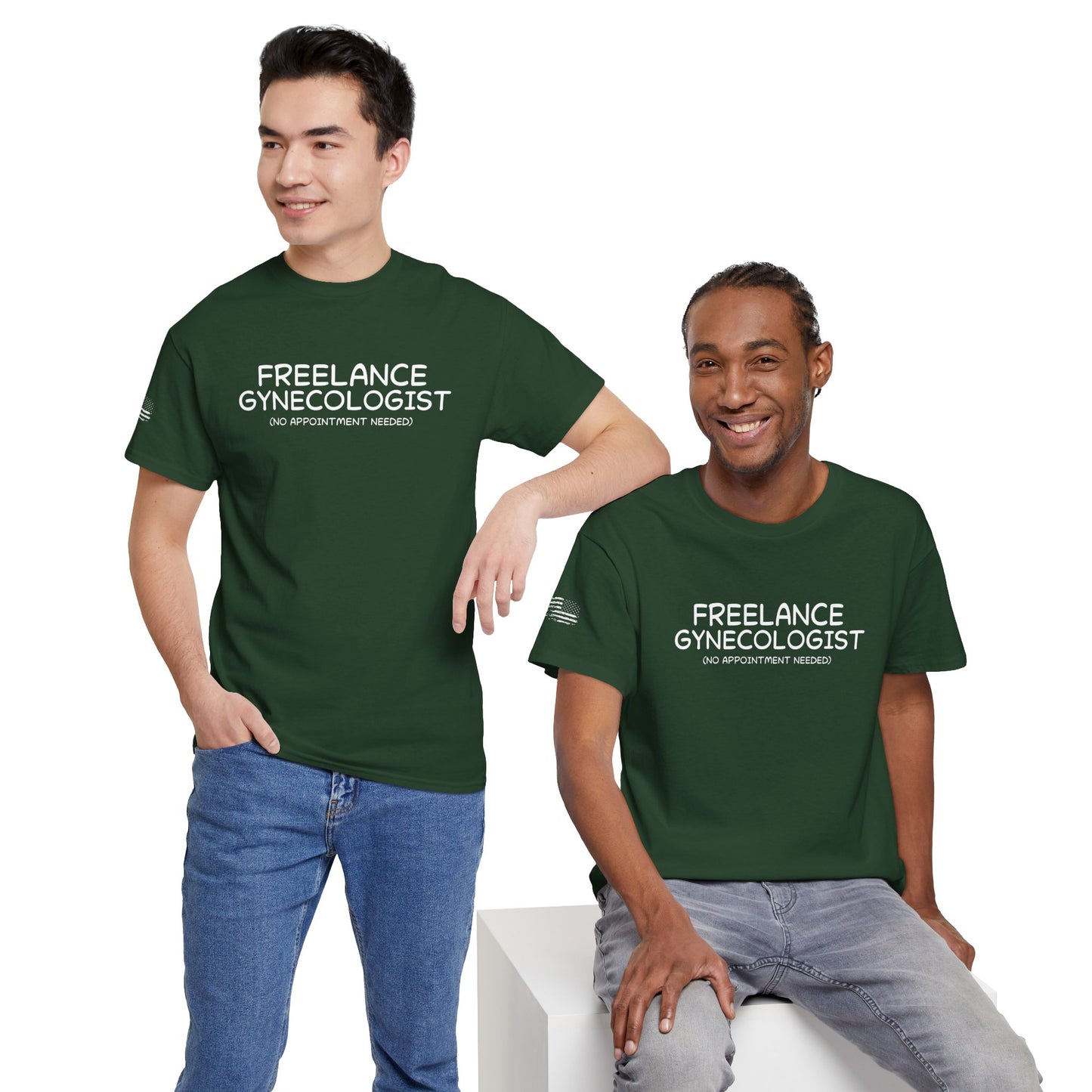 Ollie's: Freelance Gynecologist T-Shirt - 100% Cotton