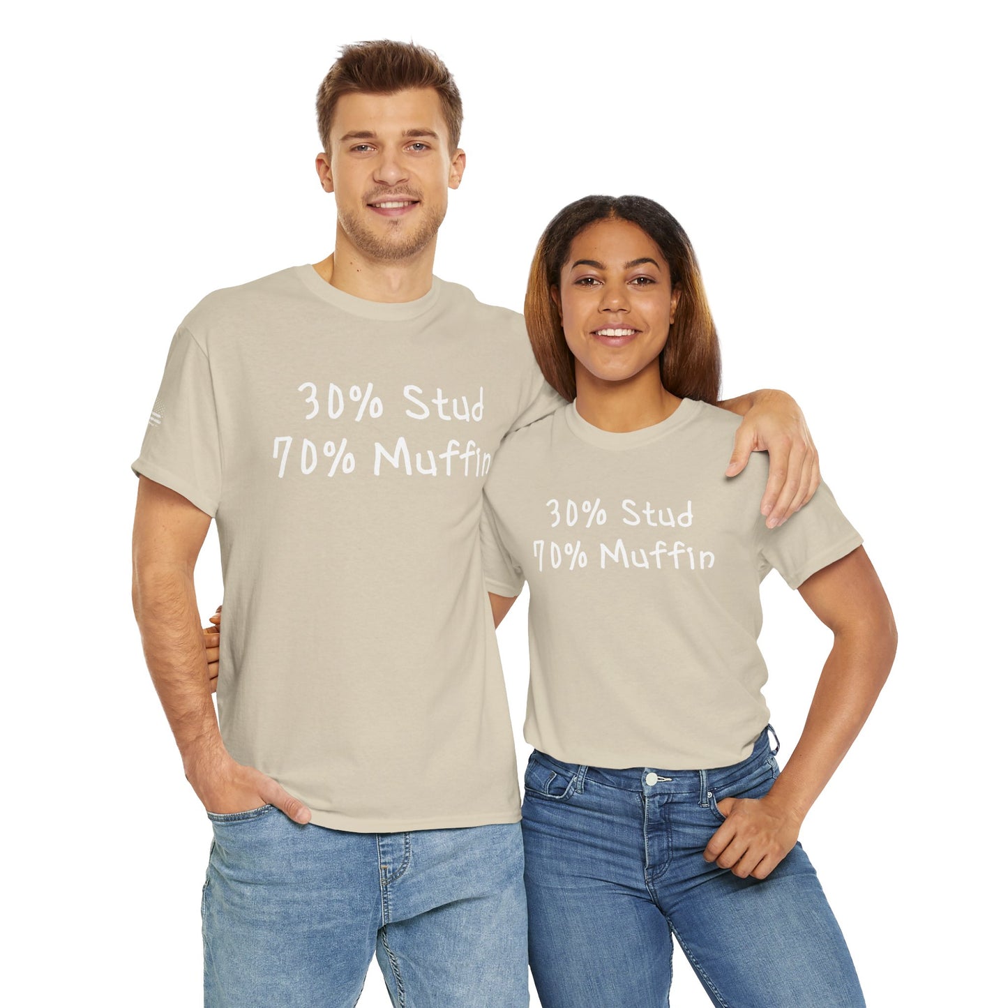 Ollie's 30% Stud 70% Muffin - 100% Cotton T-shirt