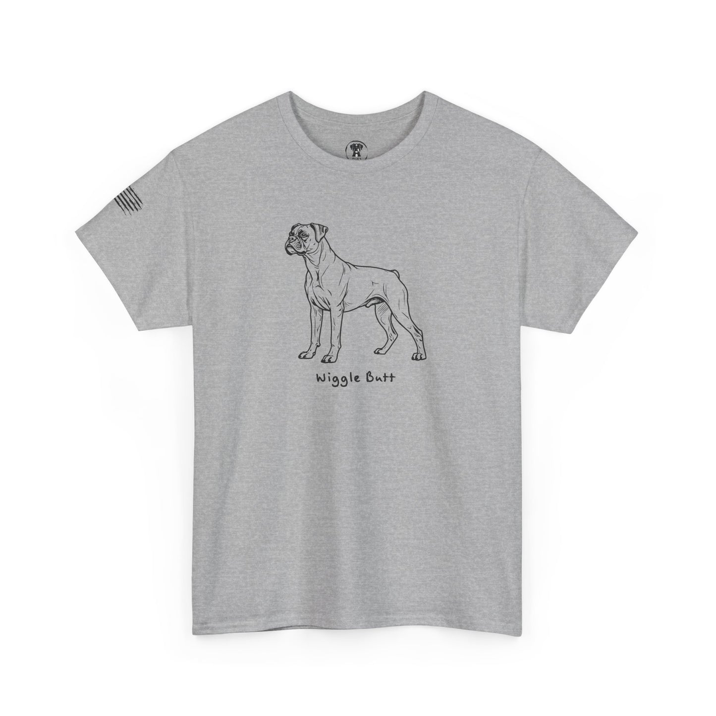 Ollies': Wiggle Butt Boxer T-Shirt - 100% Cotton