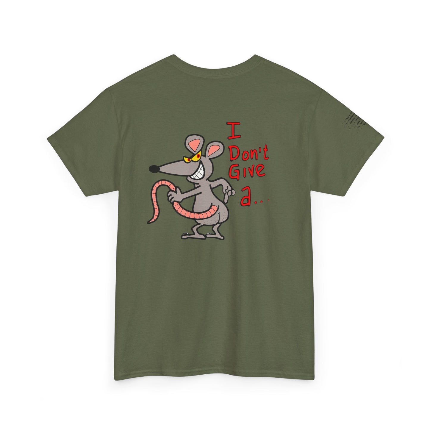 Ollie's: 'Rat's Ass Tee Shirt' - 100% Cotton T-shirt