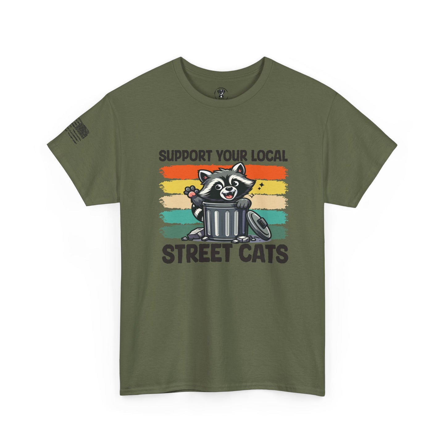 OIllie's: 'Support Your Local Street Cats' - 100% Cotton T-Shirt