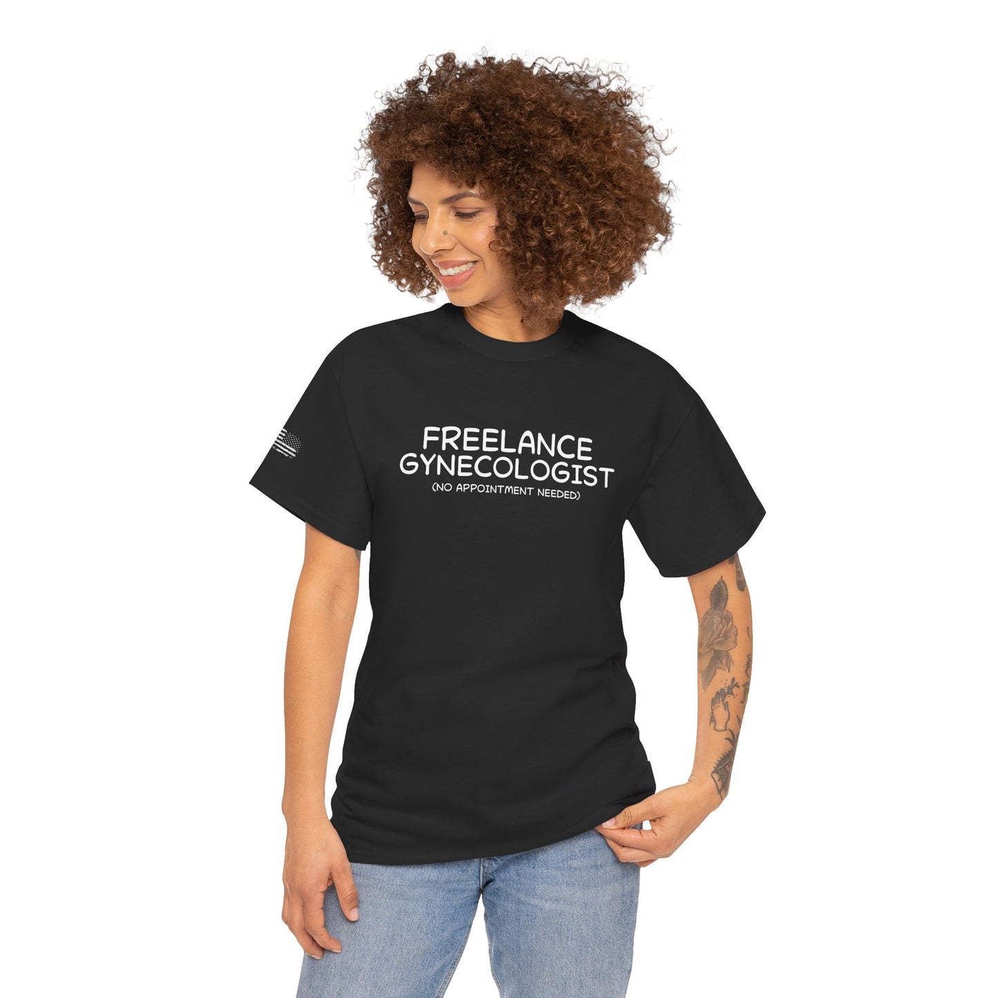 Ollie's: Freelance Gynecologist T-Shirt - 100% Cotton