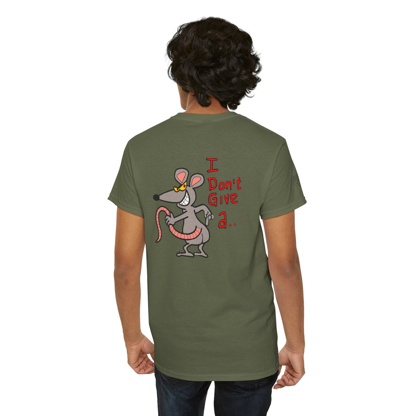 Ollie's: 'Rat's Ass Tee Shirt' - 100% Cotton T-shirt