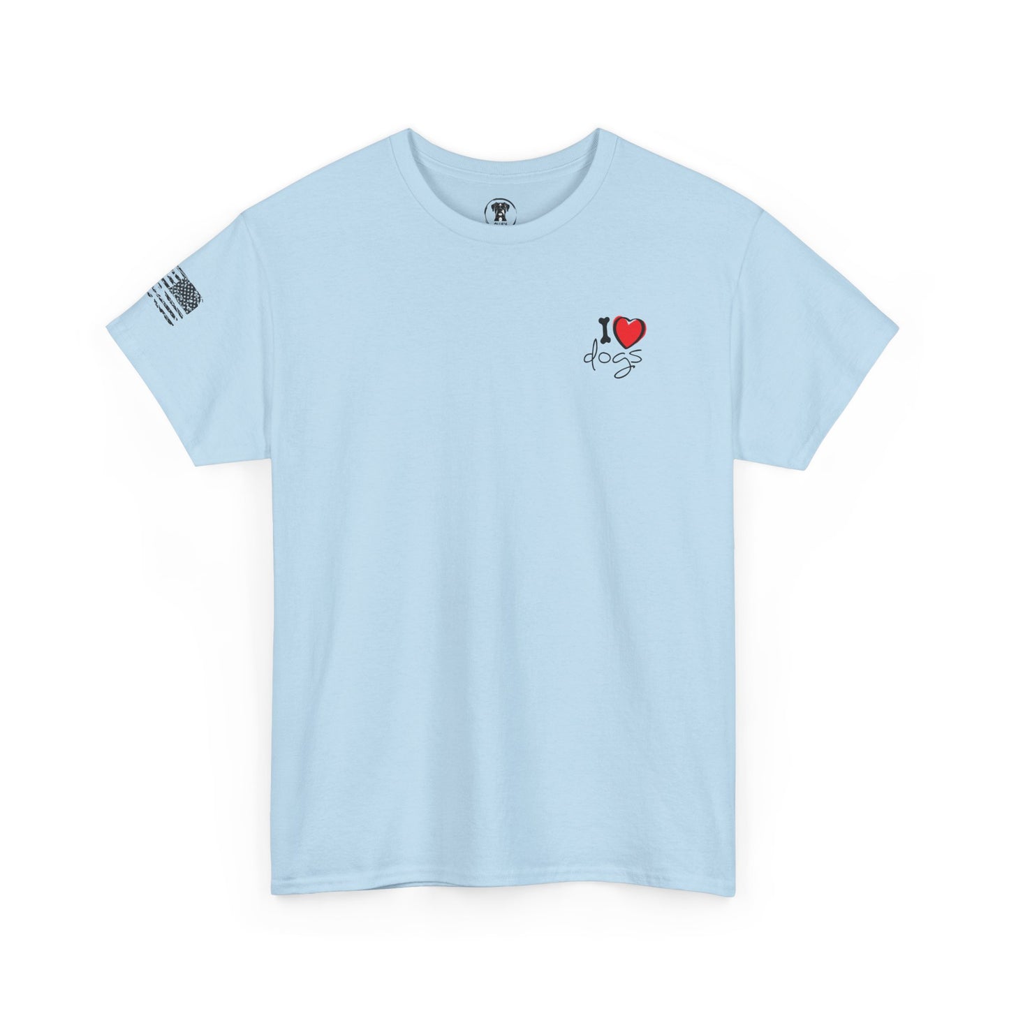 Ollie's: 'Peace Love Dogs' - 100% Cotton T-shirt