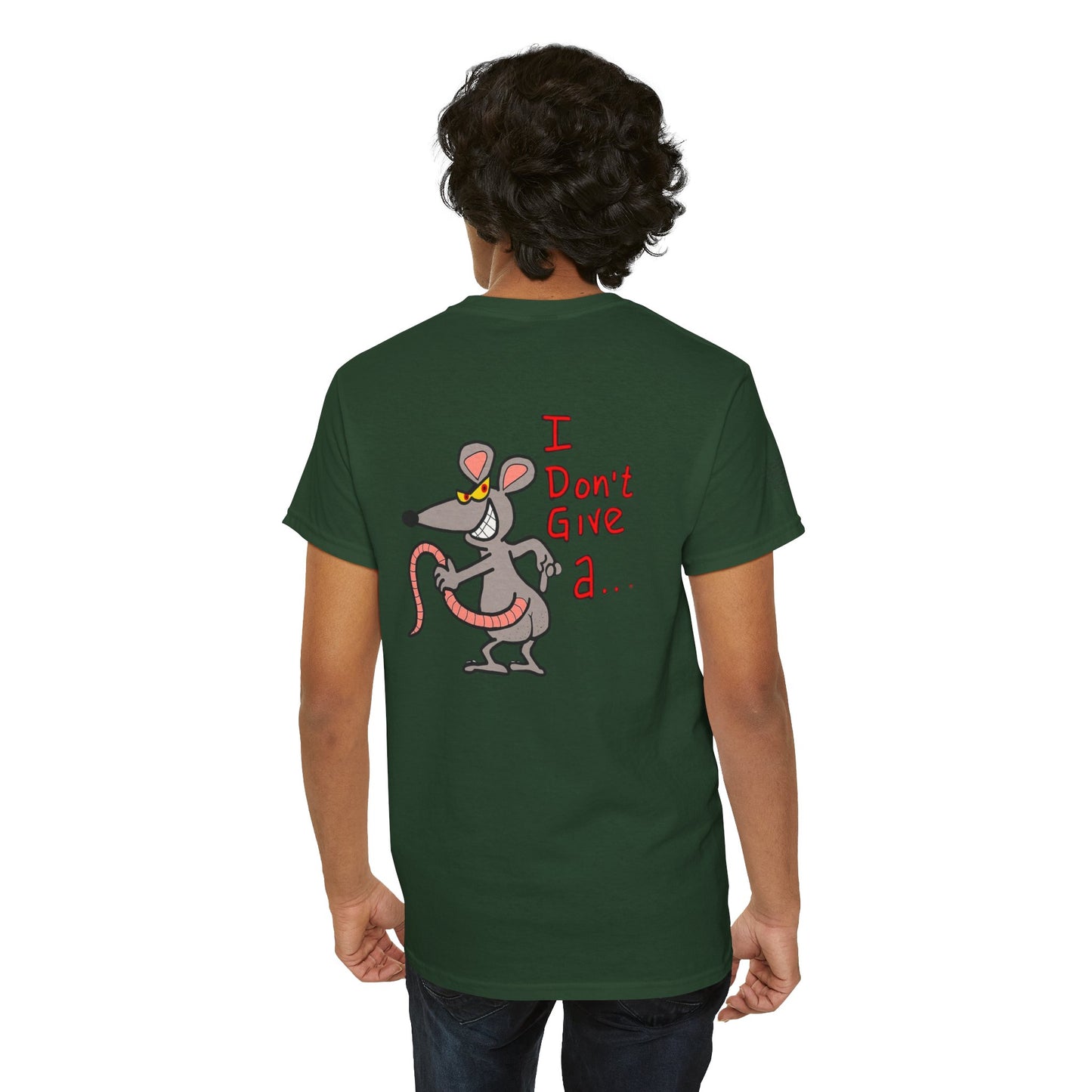 Ollie's: 'Rat's Ass Tee Shirt' - 100% Cotton T-shirt