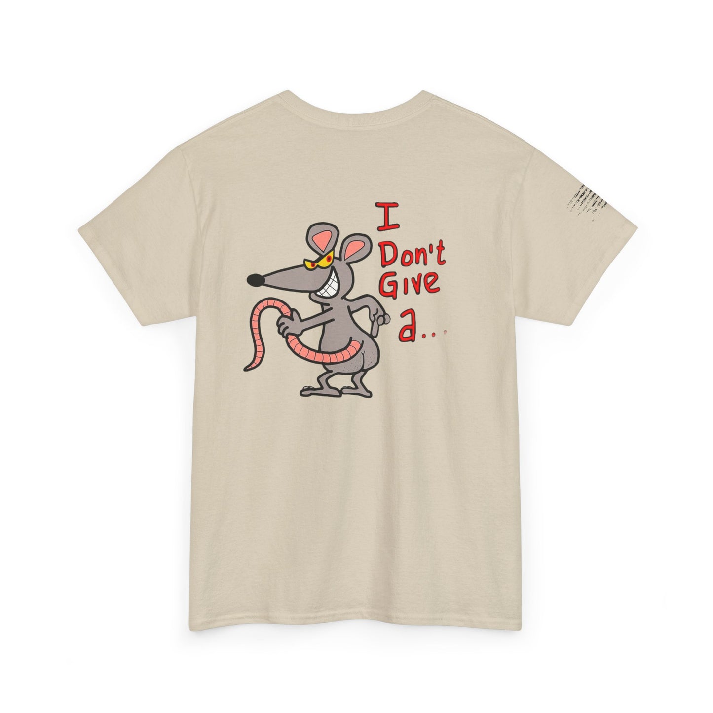 Ollie's: 'Rat's Ass Tee Shirt' - 100% Cotton T-shirt