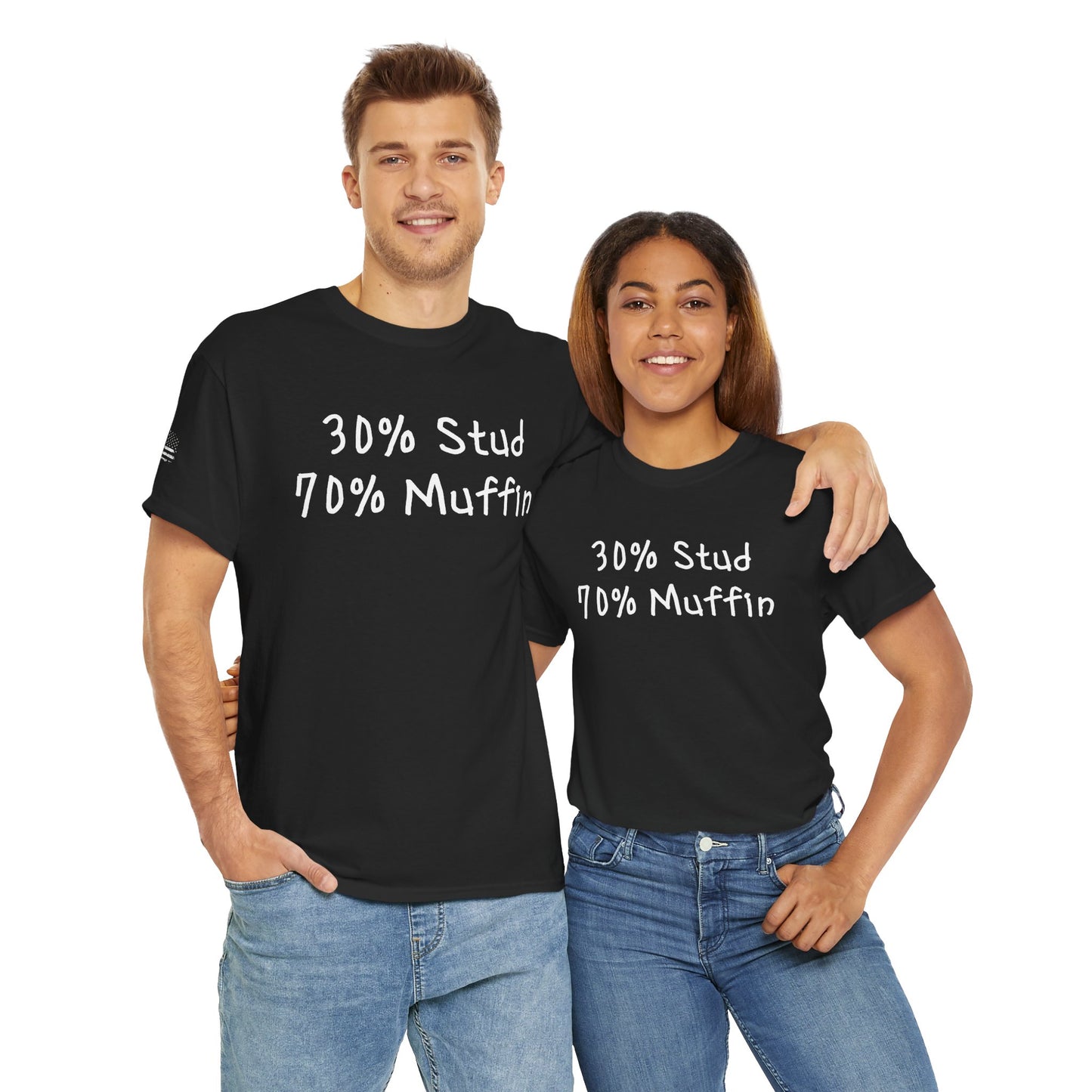 Ollie's 30% Stud 70% Muffin - 100% Cotton T-shirt