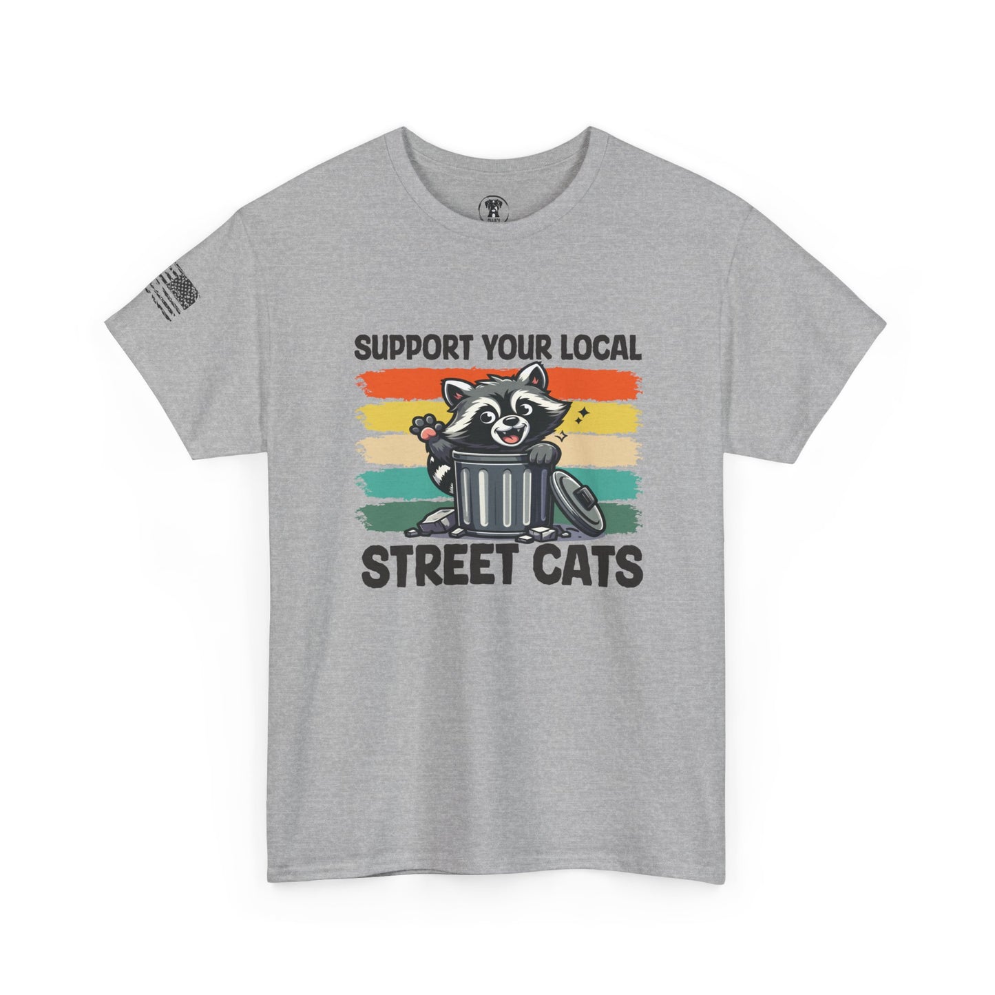 OIllie's: 'Support Your Local Street Cats' - 100% Cotton T-Shirt