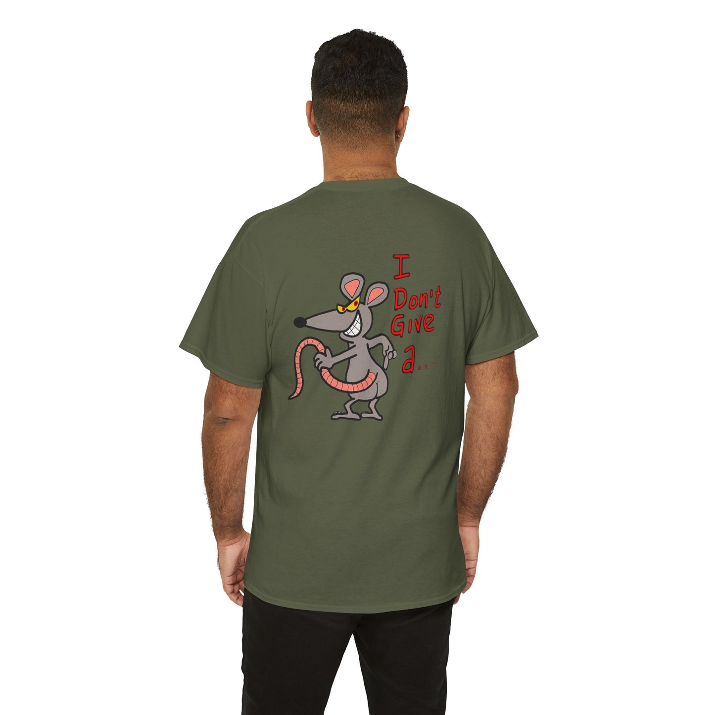 Ollie's: 'Rat's Ass Tee Shirt' - 100% Cotton T-shirt