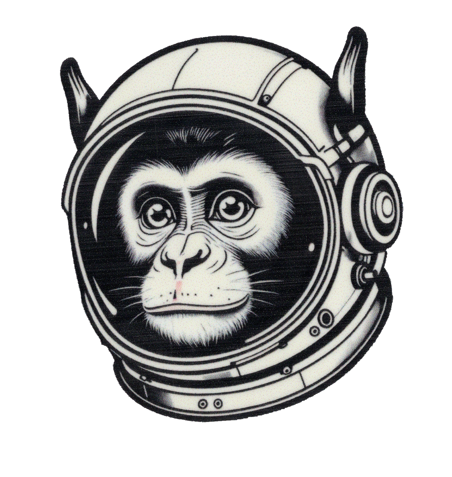 Astro Monkey Sticker
