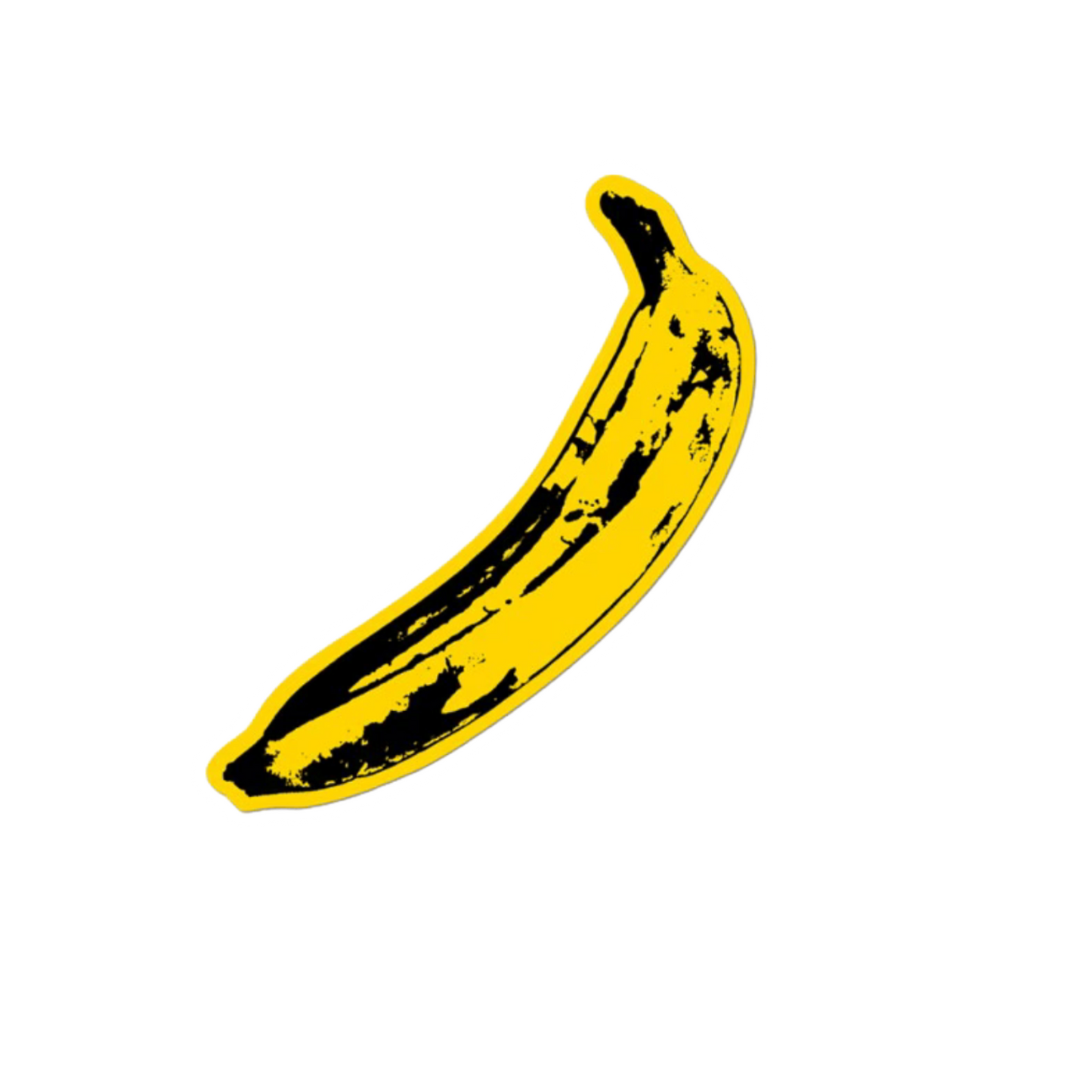 Durable vinyl, die-cut Banana Sticker