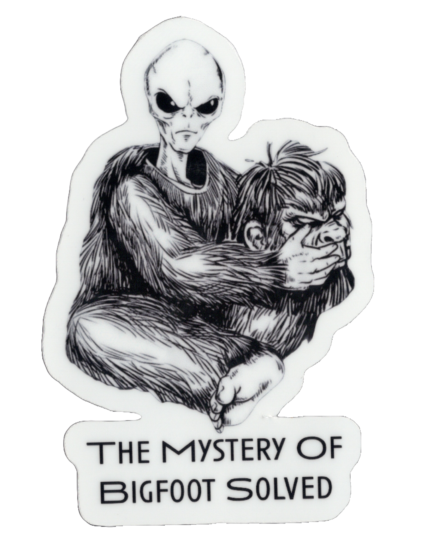 Bigfoot Mystery Sticker