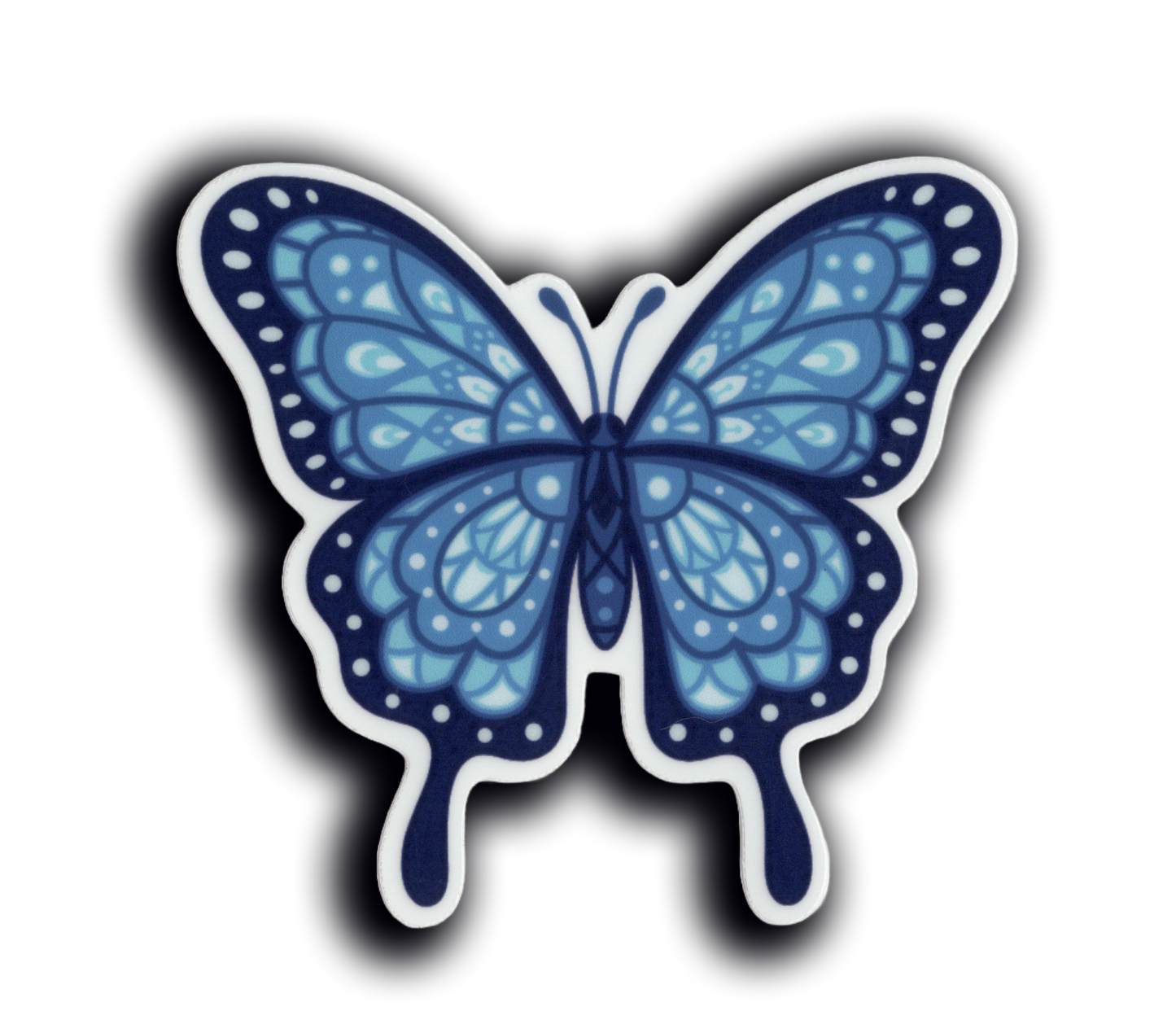 Durable vinyl, die-cut Butterfly Sticker