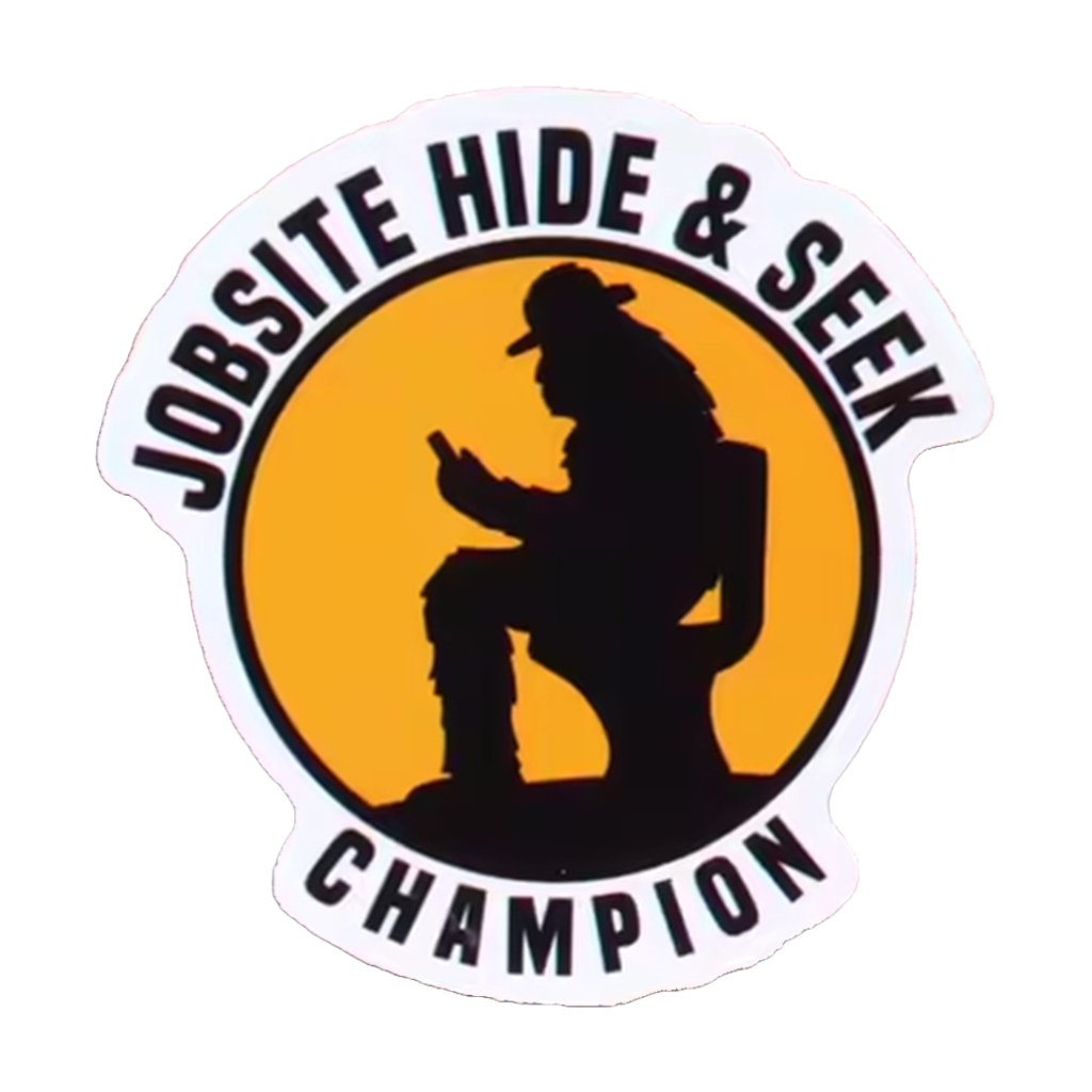 Durable vinyl, die-cut Champion Sticker