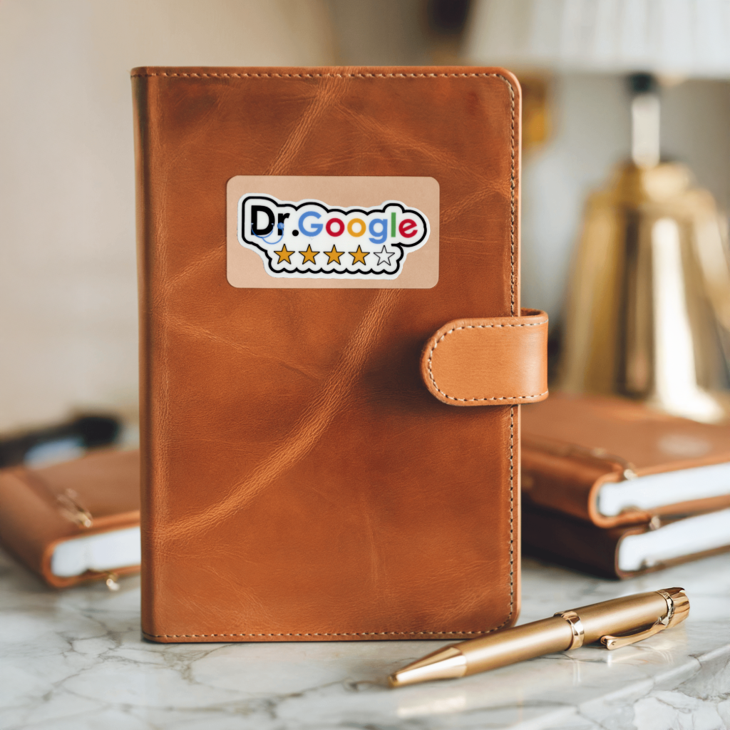 Dr. Google Sticker - Durable, Vinyl