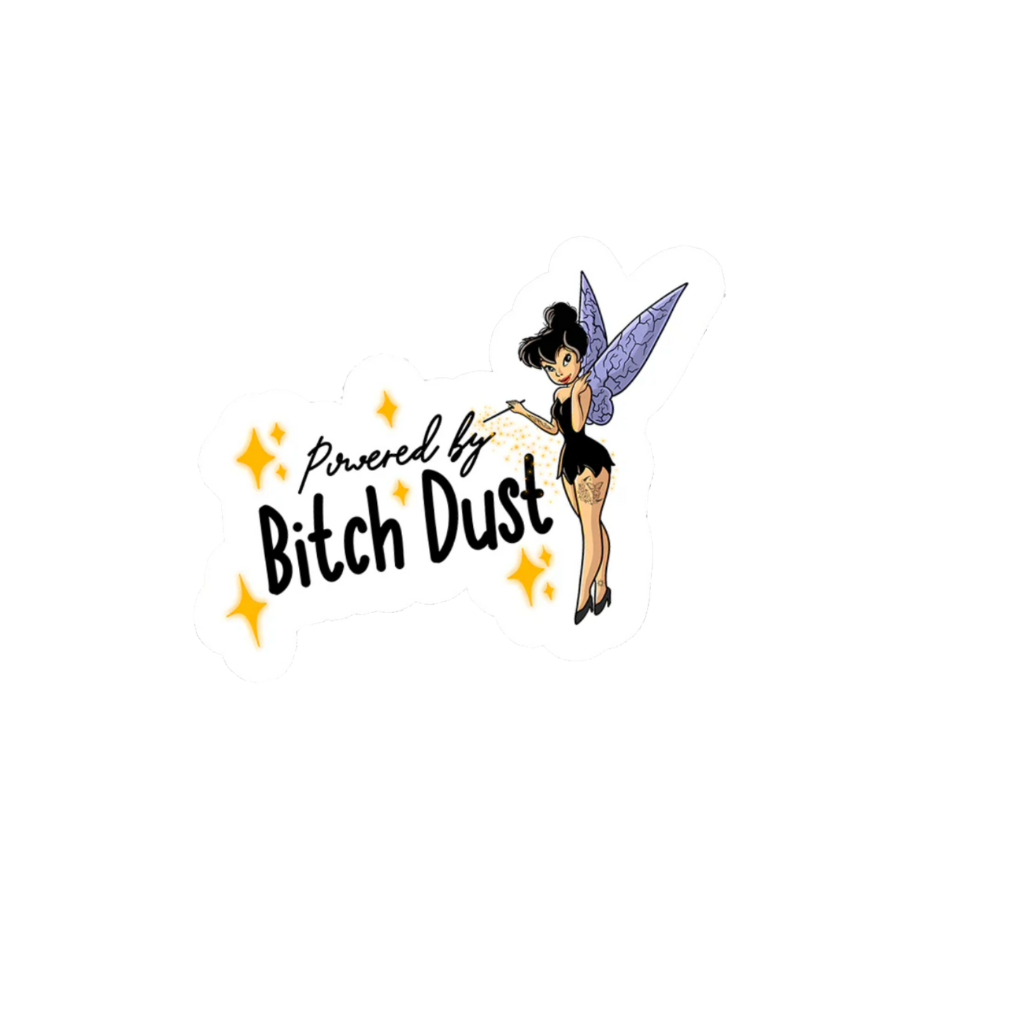 Durable vinyl die-cut Dust Sticker