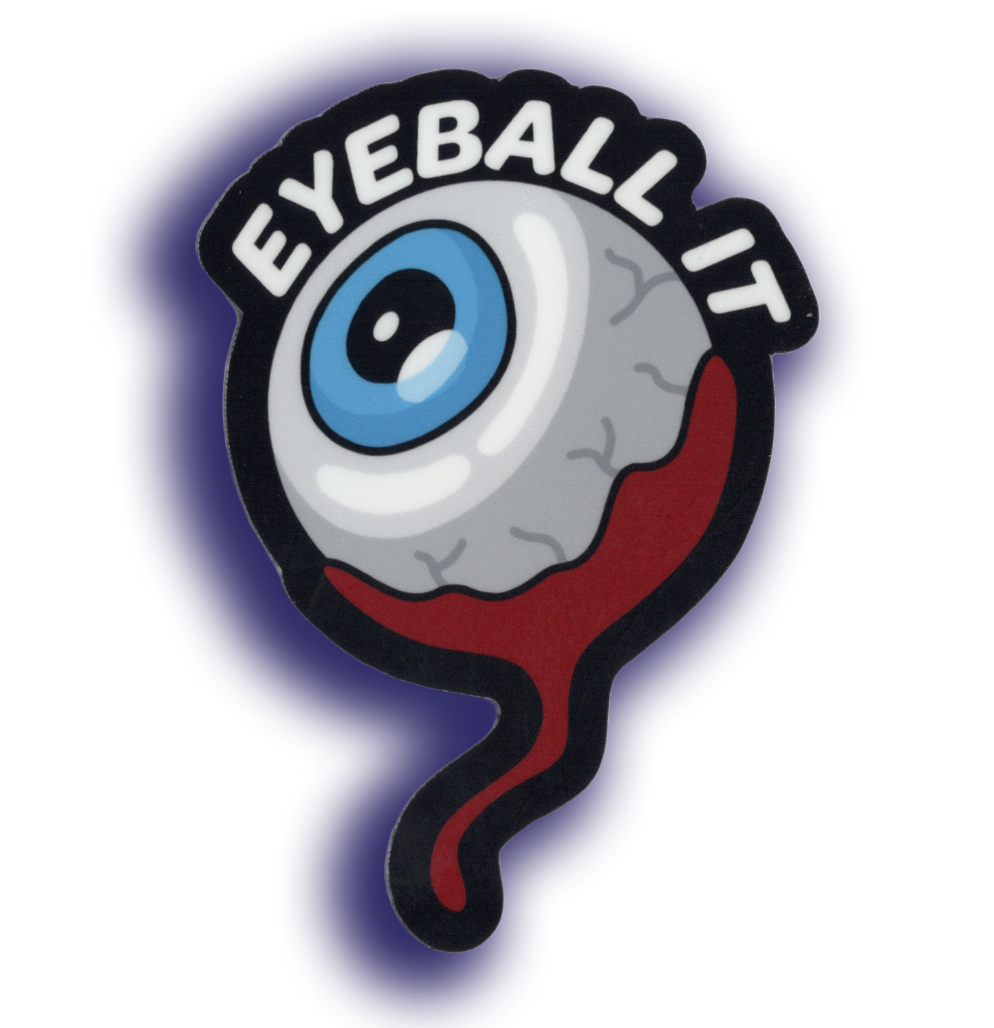 Durable vinyl, die-cut Eyeball 2 Sticker