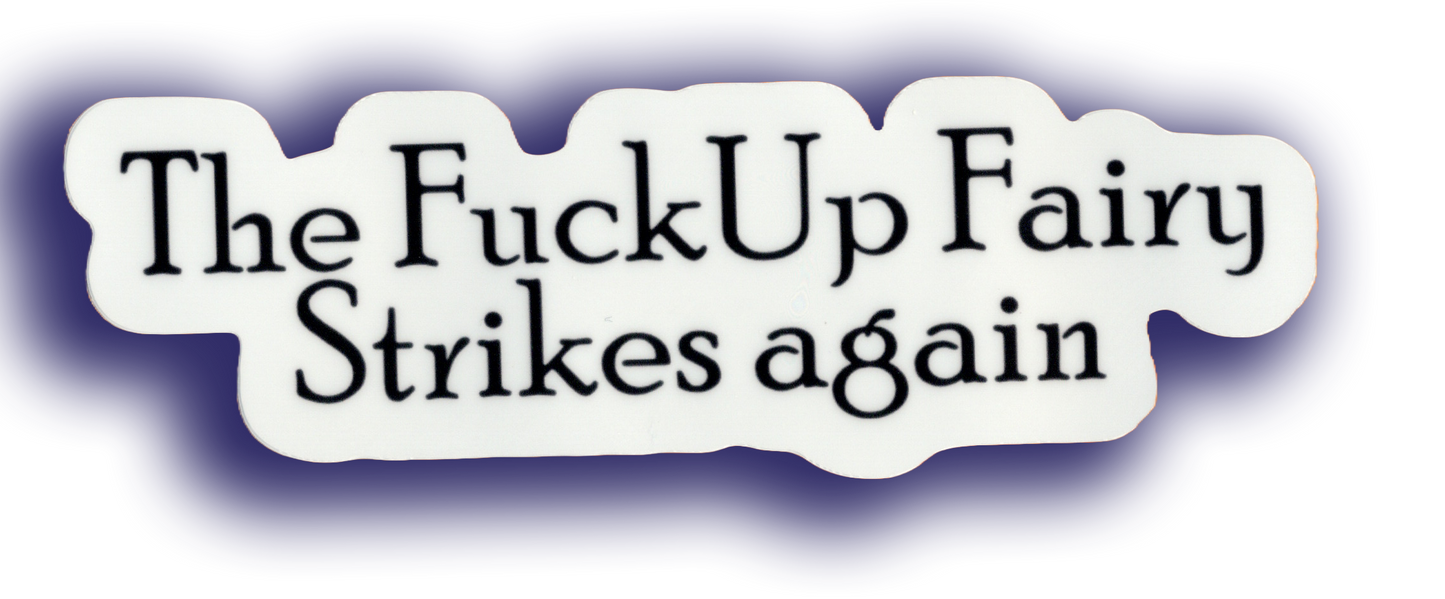 Durable vinyl, die-cut Fairy Strikes Sticker