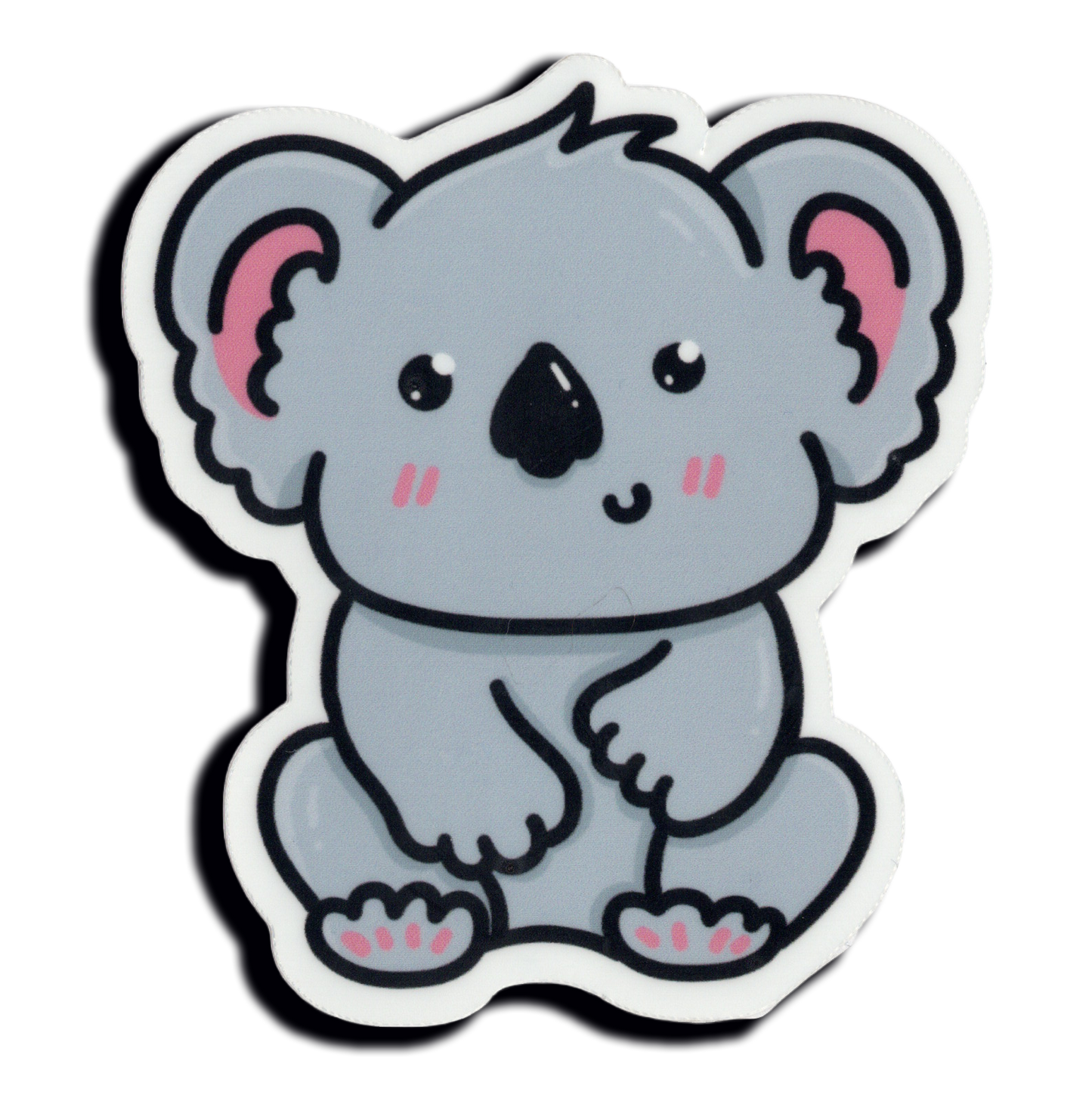 Durable vinyl, die-cut Koala Sticker
