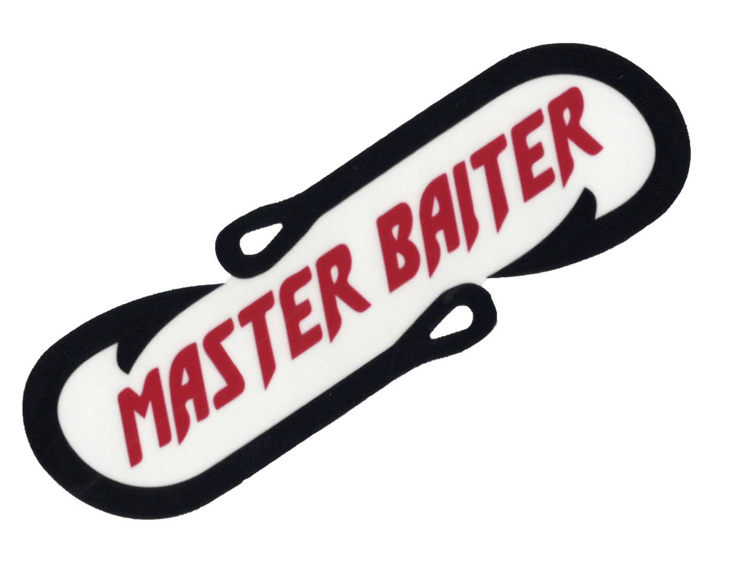 Durable vinyl, die-cut Master Sticker