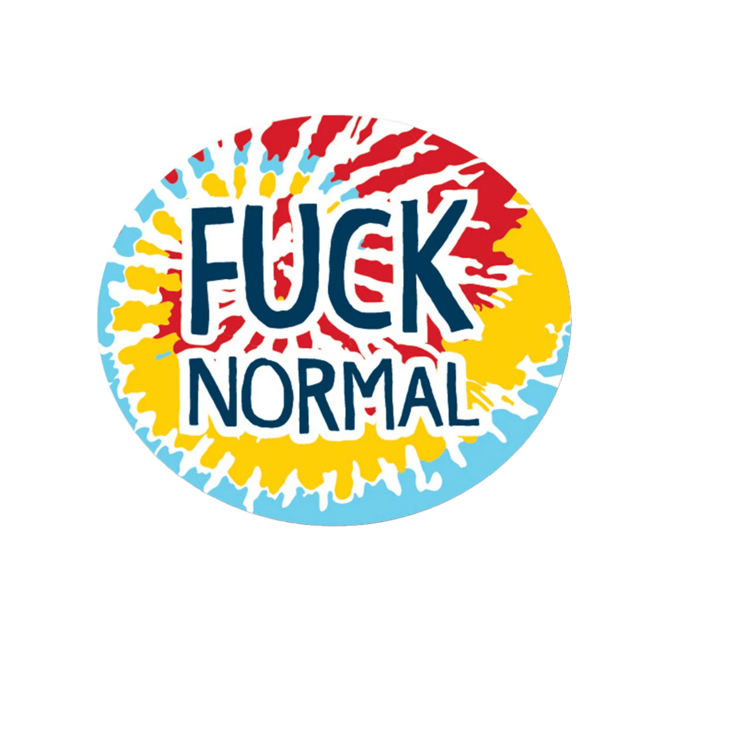 Durable vinyl, die-cut Normal Sticker