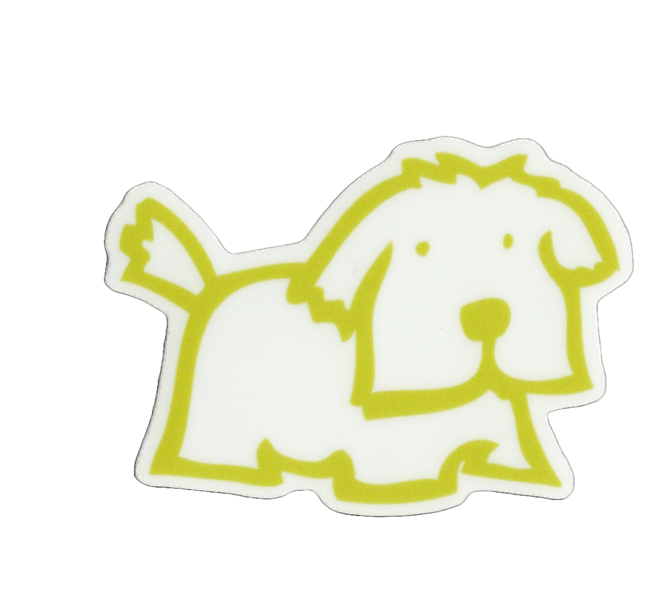 Durable vinyl, die-cut Puppy 4 Sticker