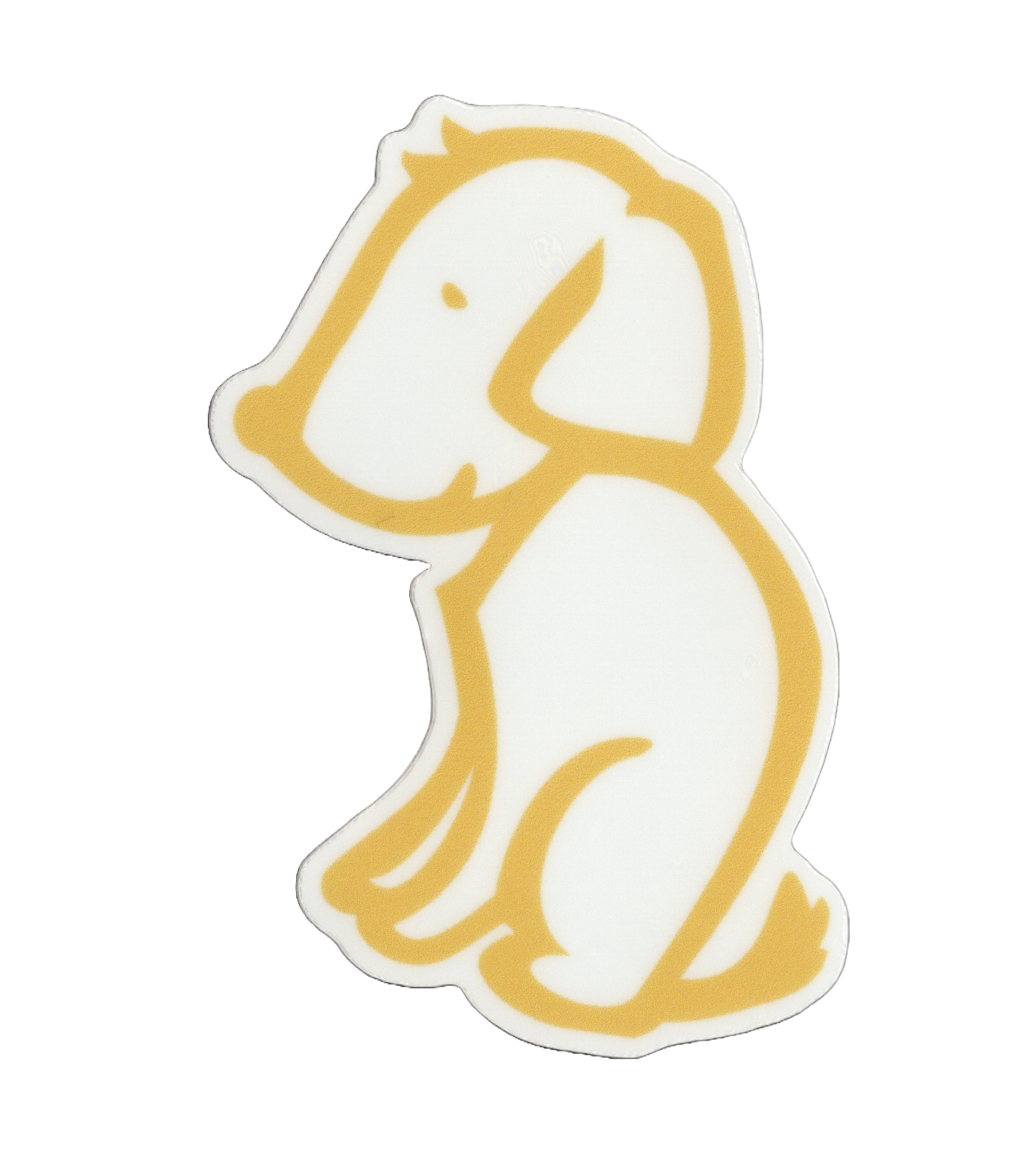 Durable vinyl, die-cut Puppy 5 Sticker