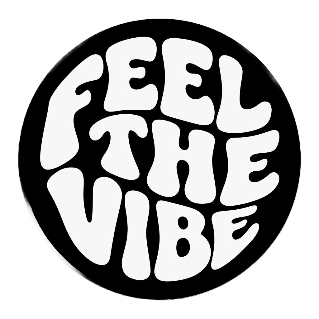 Durable vinyl, die-cut Vibe Sticker