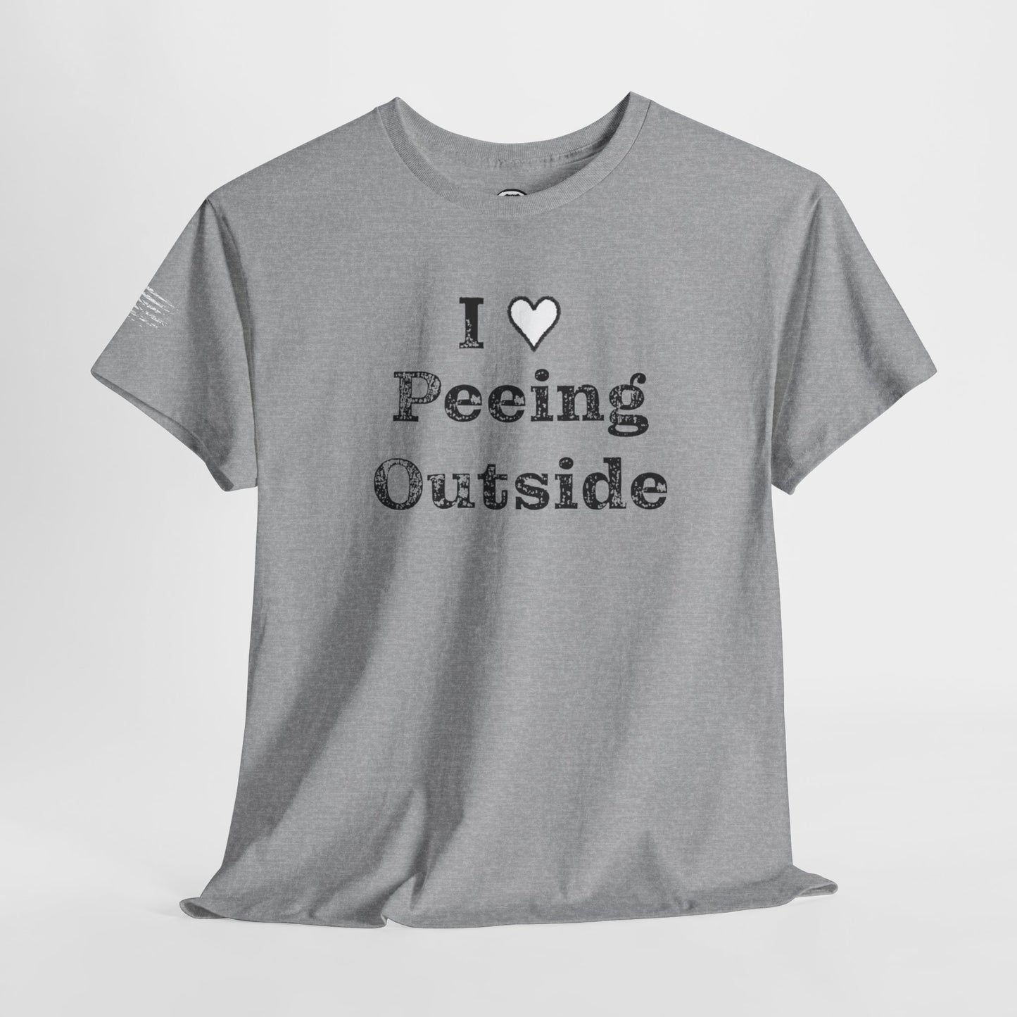 Ollie's: 'I Love Peeing Outside' - 100% Cotton T-shirt