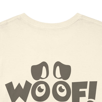 Ollie's: I Love Dogs Woof T Shirt - 100% Cotton
