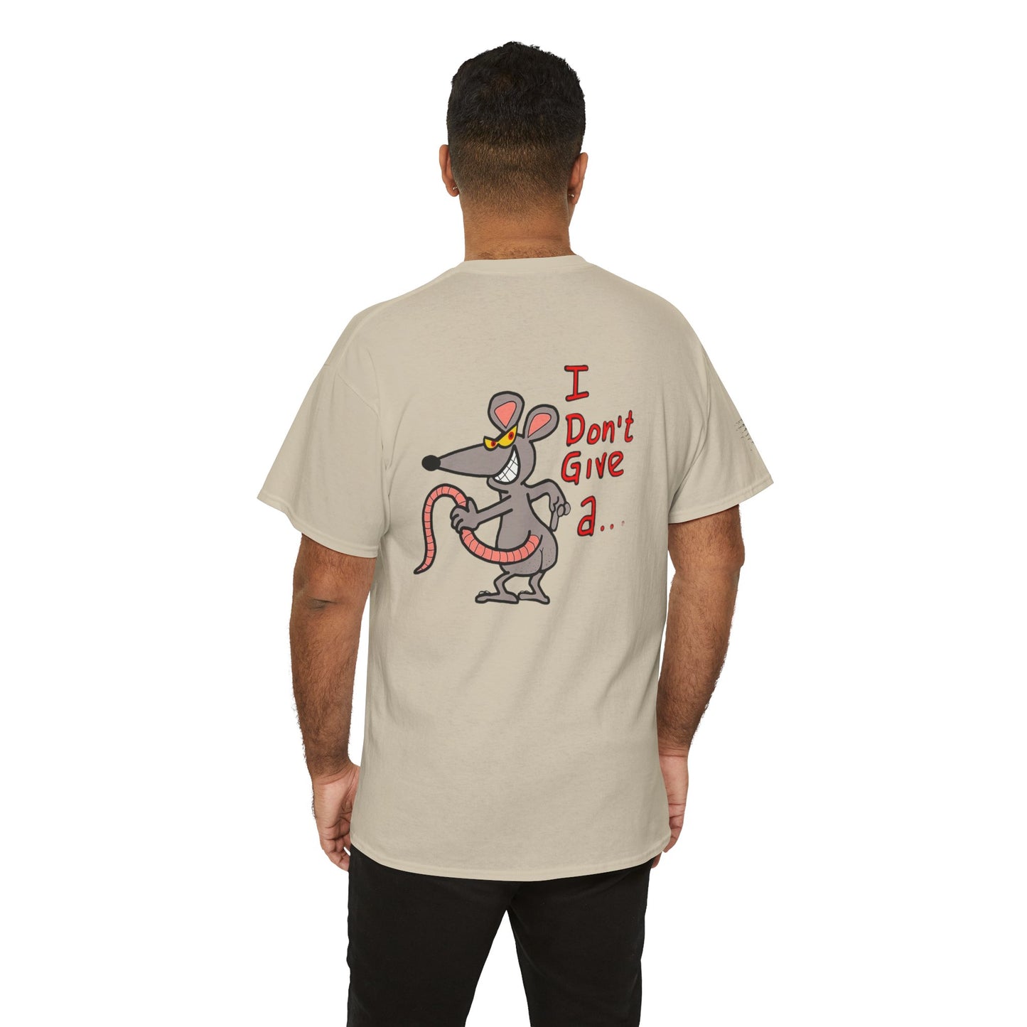 Ollie's: 'Rat's Ass Tee Shirt' - 100% Cotton T-shirt