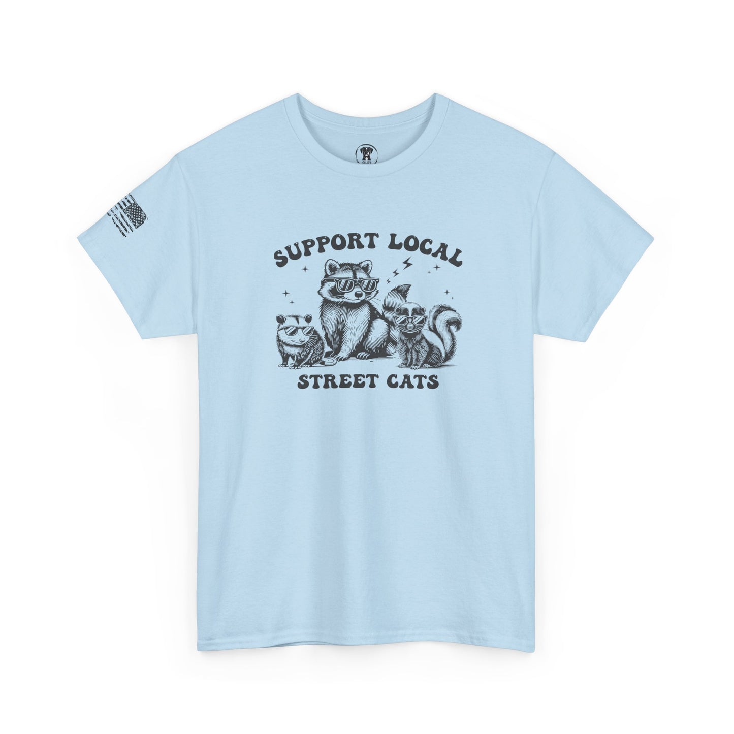 Ollie's: 'Support Local Street Cats' - 100% Cotton T-Shirt