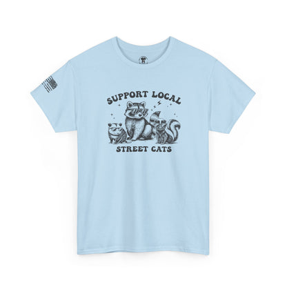 Ollie's: 'Support Local Street Cats' - 100% Cotton T-Shirt