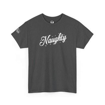 Ollie's: Holiday "Naughty" - 100% Cotton Graphic T-Shirt