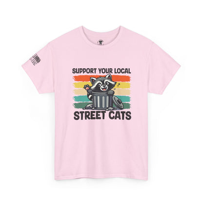 OIllie's: 'Support Your Local Street Cats' - 100% Cotton T-Shirt