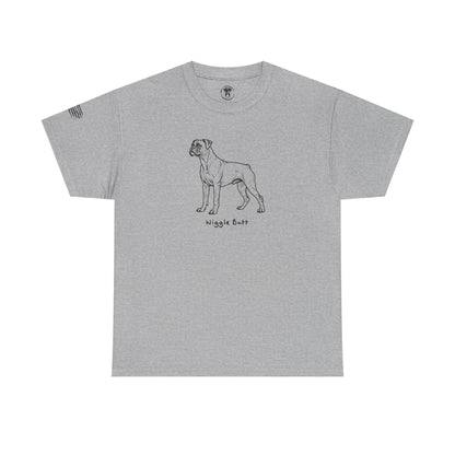 Ollies': Wiggle Butt Boxer T-Shirt - 100% Cotton