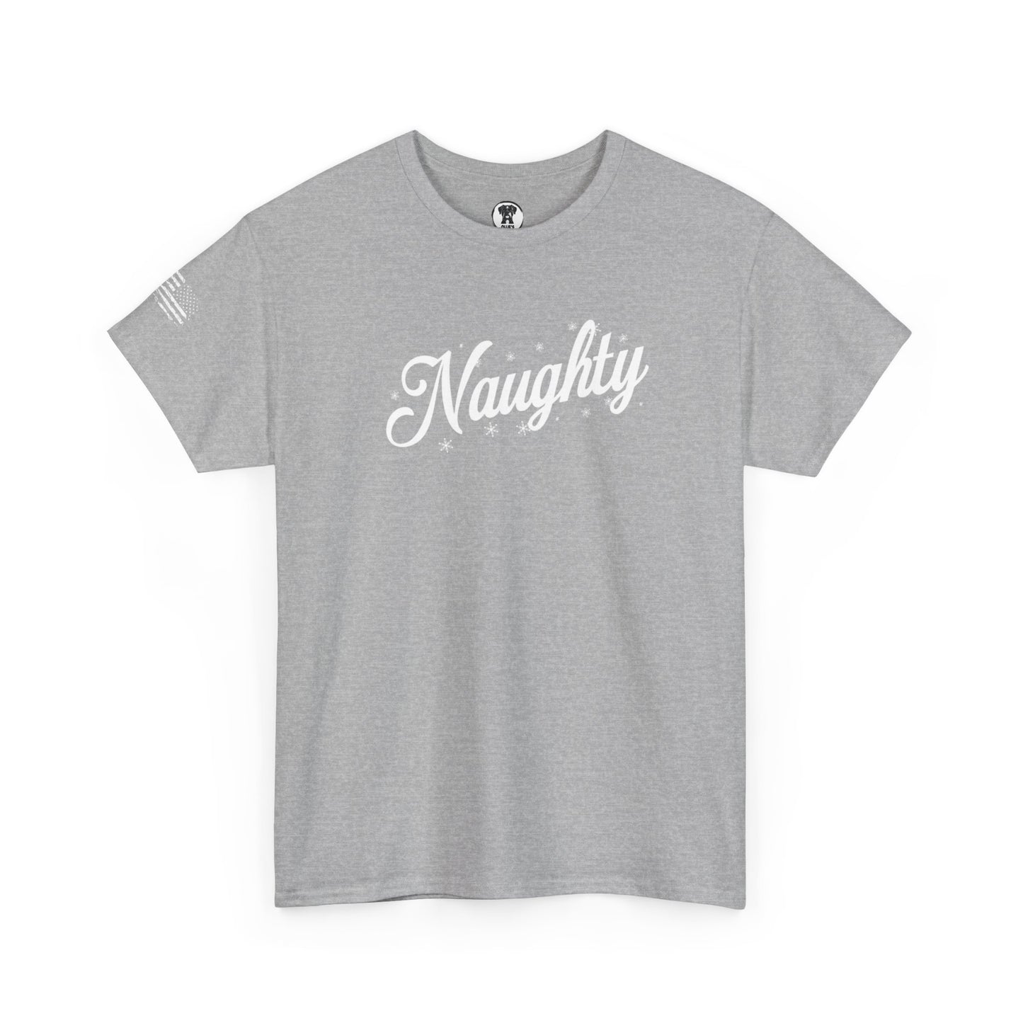 Ollie's: Holiday "Naughty" - 100% Cotton Graphic T-Shirt