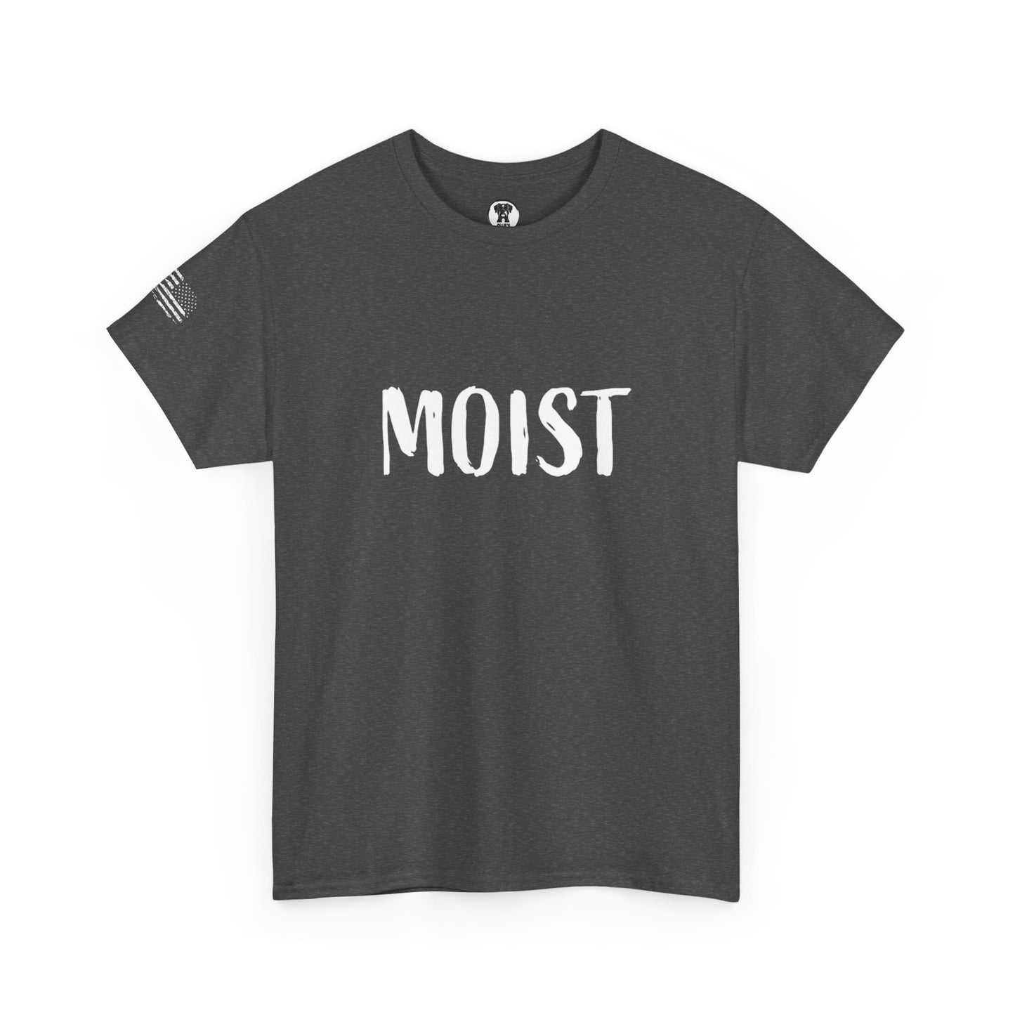 Ollie's: 'Moist' - 100% Cotton Graphic T-Shirt