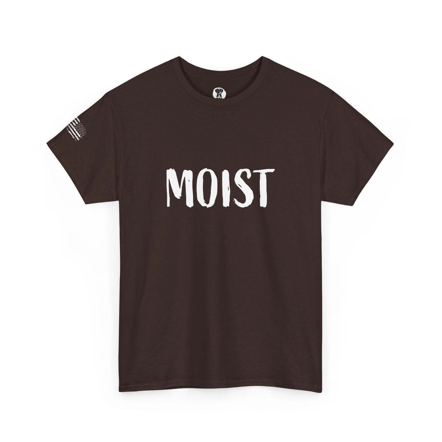 Ollie's: 'Moist' - 100% Cotton Graphic T-Shirt