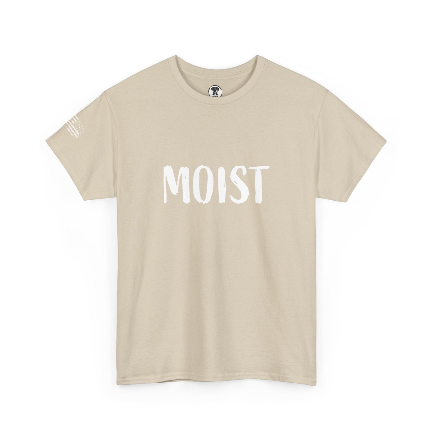 Ollie's: 'Moist' - 100% Cotton Graphic T-Shirt