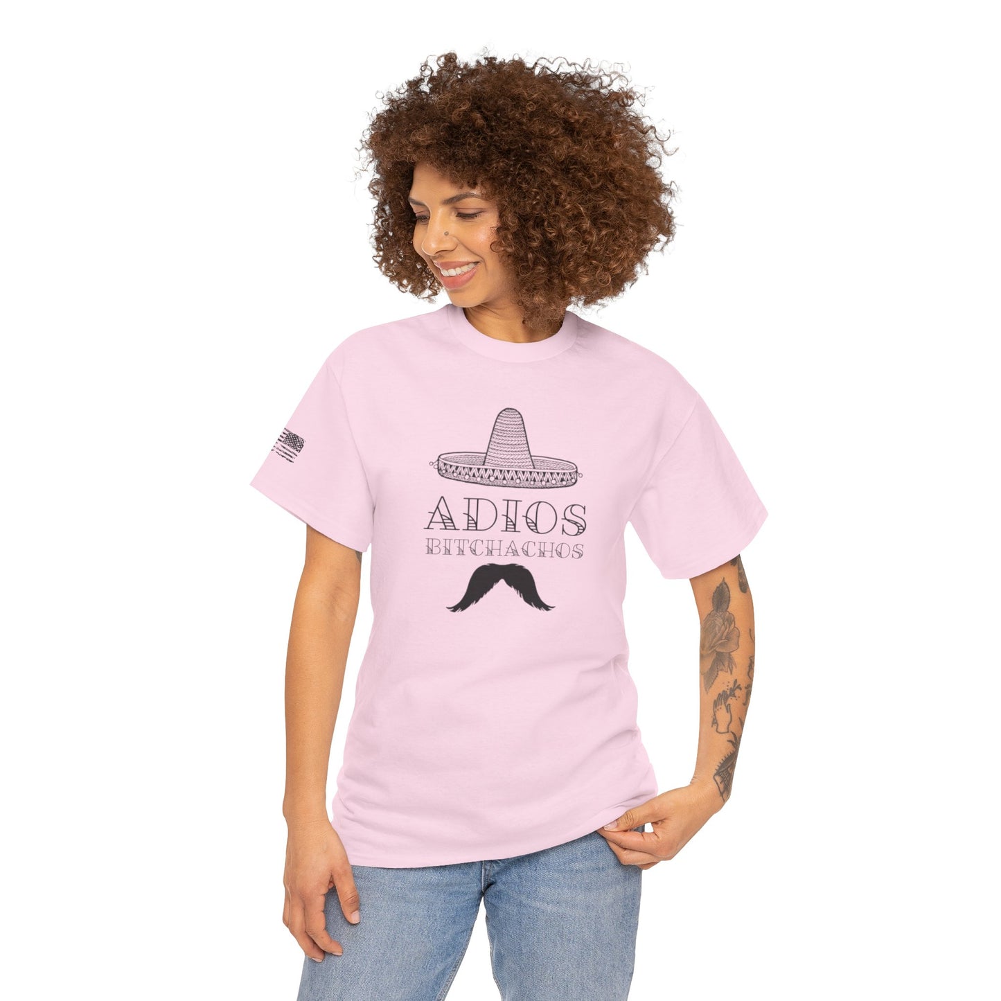 Ollie's: Adios Bitchachos - 100% Cotton T-shirt