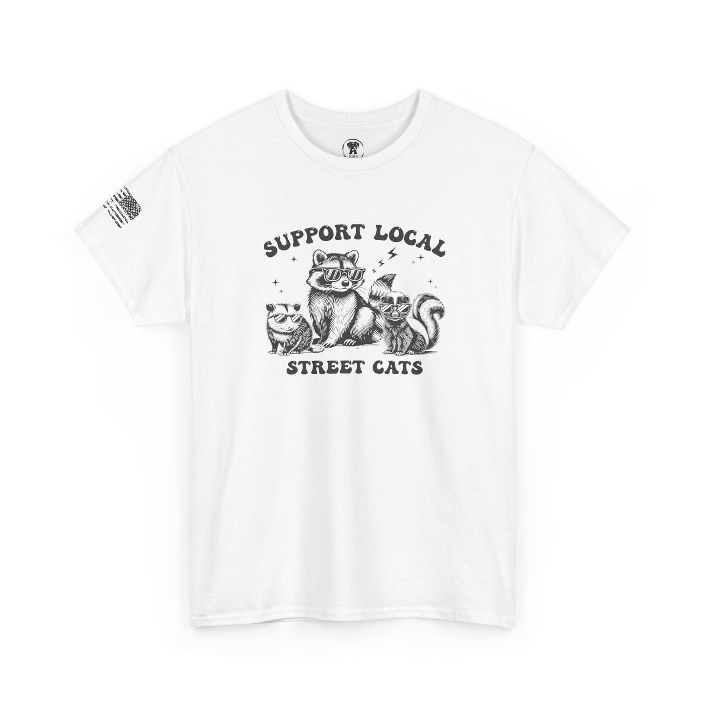 Ollie's: 'Support Local Street Cats' - 100% Cotton T-Shirt